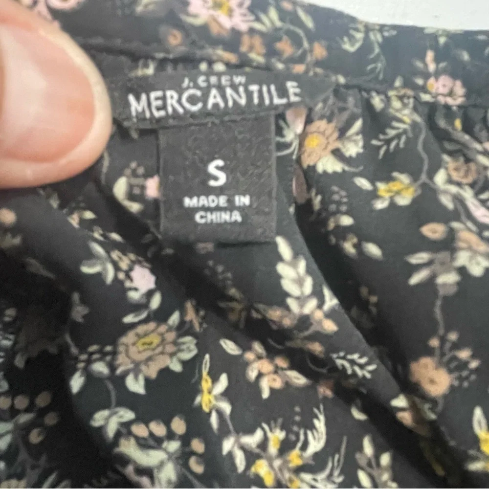 J. Crew Mercantile cap-sleeve midi dress superbloom size S